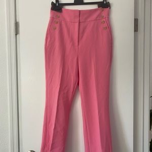 Pink Halogen sailor pants. Size 8